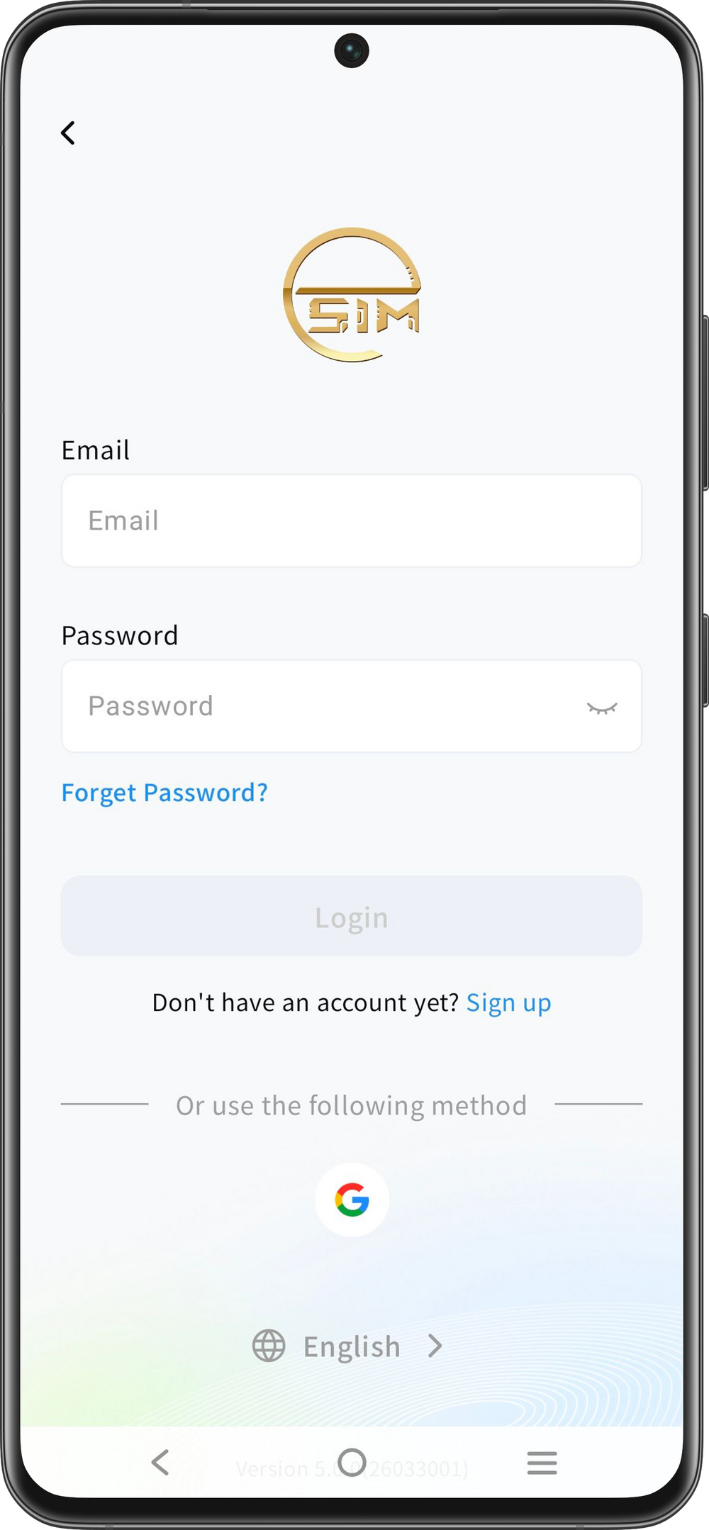 Open the Mars eSIM App