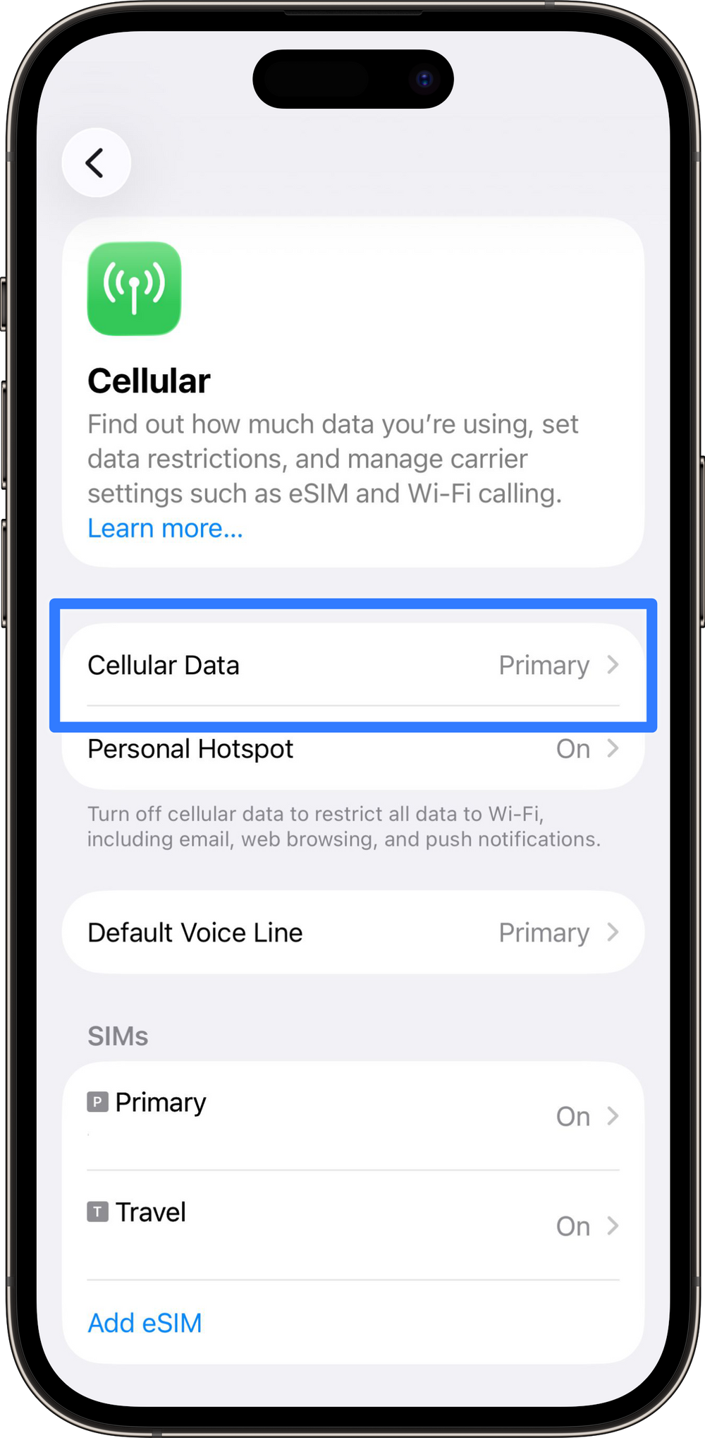 Open Cellular Data