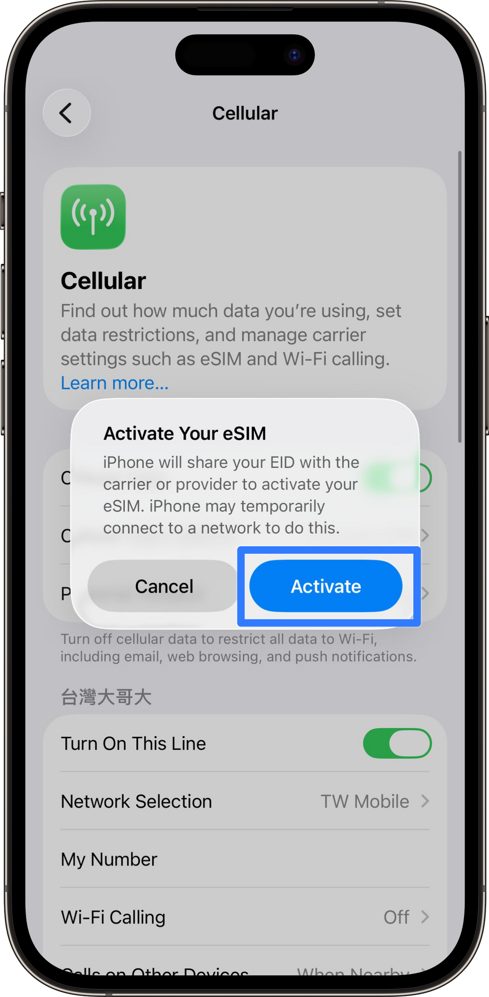 Activate Your eSIM