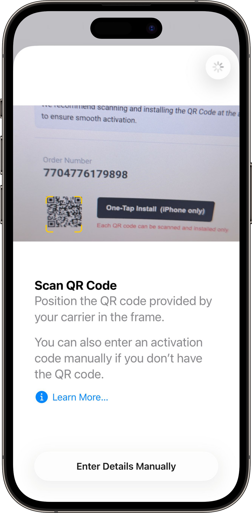 Scan Your QR Code
